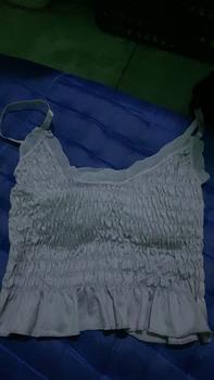 Product Review of Tanktop import Wanita kamisol padded hiasan renda cantik bh pakaian dalam fashion 1076 from A**i 0