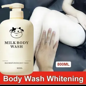 MILK BODY WASH  ( sabun mandi susu ) sabun pemutih badan ,meipiaosi 800ml