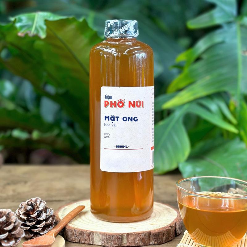  Mật Ong Hoa Vải  1000ml  - Tiệm Phố Núi  