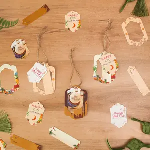 ( ISI 10 PCS )HANGTAG LEBARAN IDUL FITRI SUDAH SAMA TALI / HANGTAG HAMPERS LEBARAN / HANGTAG PARCEL LEBARAN 2026