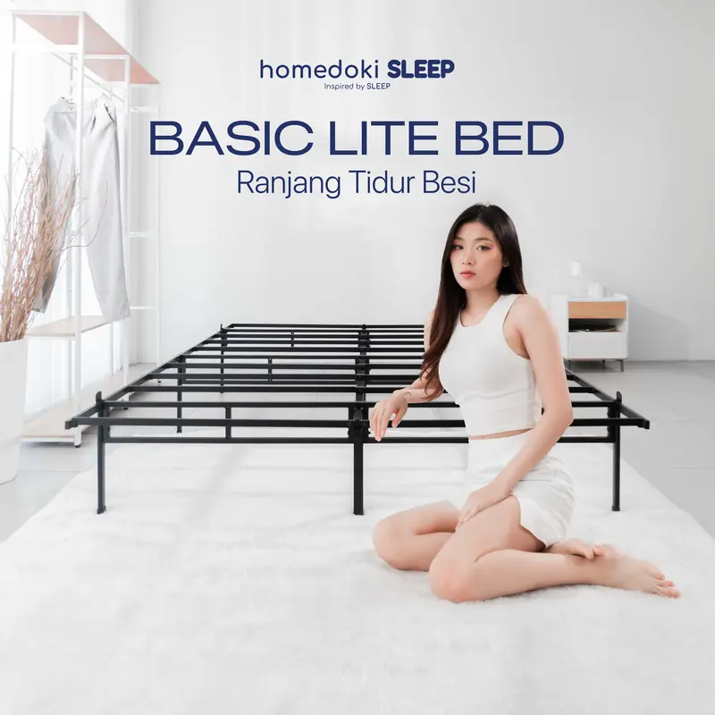 Homedoki BASICLITEBED  Series/ Tatakan Divan Tempat Tidur / Yelena Ranjang Tidur / Dipan Tempat Tidur 4