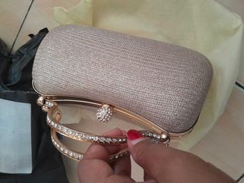 Product Review of Tas Pesta Mewah Wanita Import Terbaru 2024 Elegan Tas Kondangan Wanita Mewah Clutch Wanita Dompet Pesta Import Hand Bag Wanita Ratunya Sultan Clutch Wanita bling bling Korean Style Elegan Mewah Unik Aesthetic from F** S**a 1