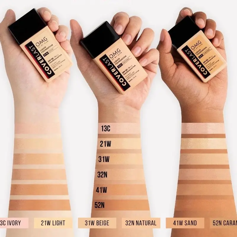 OMG Oh My Glow Coverlast Liquid Foundation – Alas Bedak Full Coverage, Tahan Lama & Flawless! 1