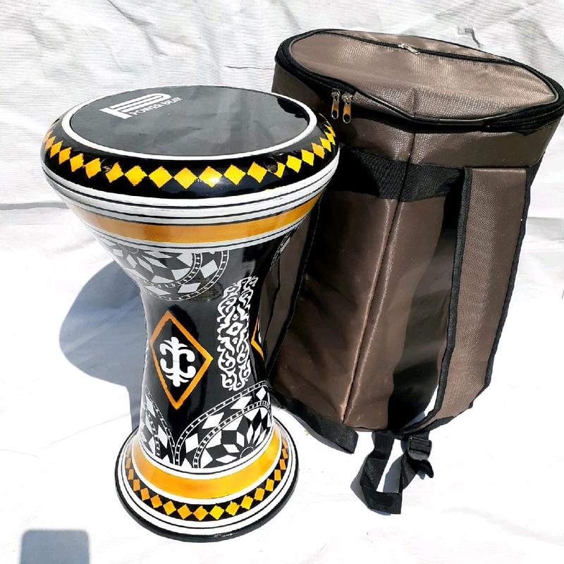 Darbuka Motif Ukuran 8 Inc dengan Tas dan Kunci L 1