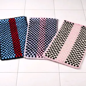 Keset Kamar Mandi Bahan Katun Menyerap Air Tebal Kuat Nyaman Motif cantik Cocok Untuk Depan Kamar Mandi Dapur Pintu Masuk Kamar Tidur