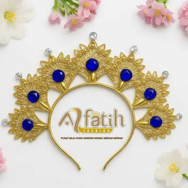 AKSESORIS ADAT BUGIS MAKASSAR BANDO MAPPETUADA PENARI MAHKOTA SUSUN 3 KALUNG GELANG ANTING ANTING DEWASA DAN ANAK PELENGKAP BAJU BODO ADAT SULAWESI SELATAN KERAJINAN TANGAN SENGKANG WAJO BONE Jewellery 0