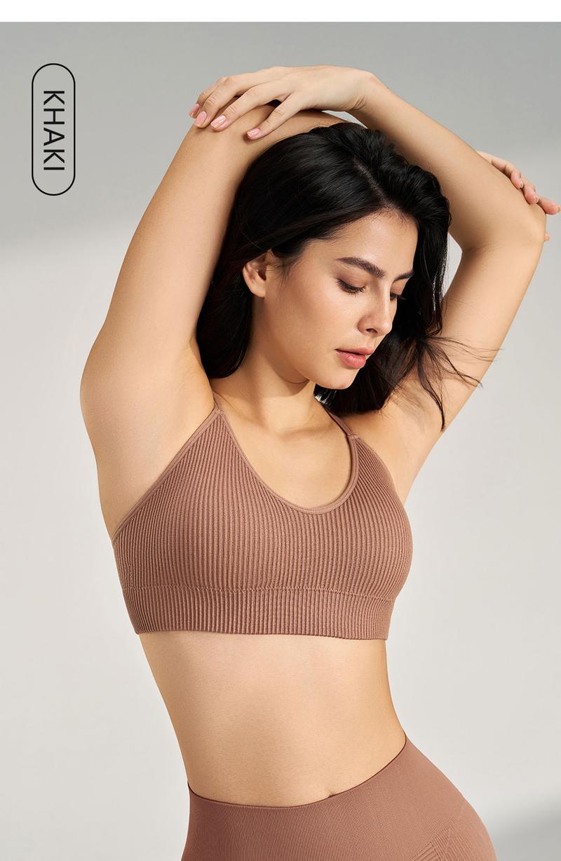 Product Introduction of Non-steel ring beautiful back breathable underwear large size sports bra yoga shockproof vest 28