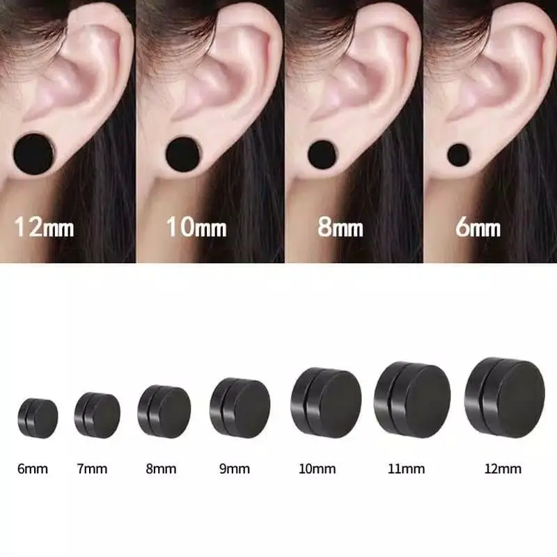promo anting magnet pria tanpa tindik (1 kuping)/anting keren/kece/mantap/topcer