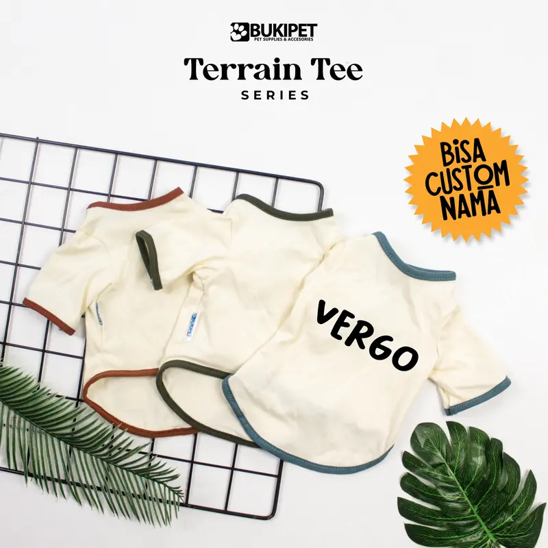 Baju Kucing Anjing Lucu Cowok Cewek Murah - TERRAIN TEE SERIES 0