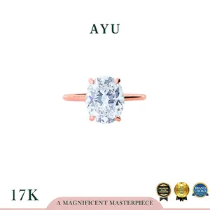 The AYU Djudju Solitaire Ring 17k Rose Gold