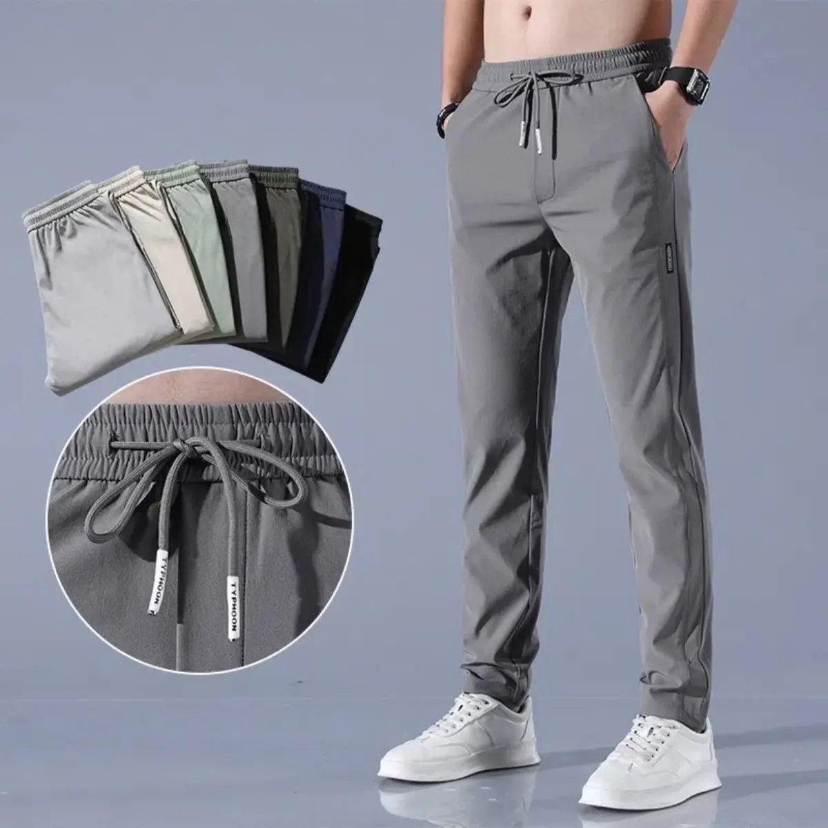 OTHERWAY Baggy Forbidden Pants for Men Pants Outfit Trousers for Men Baggy Straight Pants Casual Trousers Outfit Menswear Lingerie Unisex Waist Jogger Pants