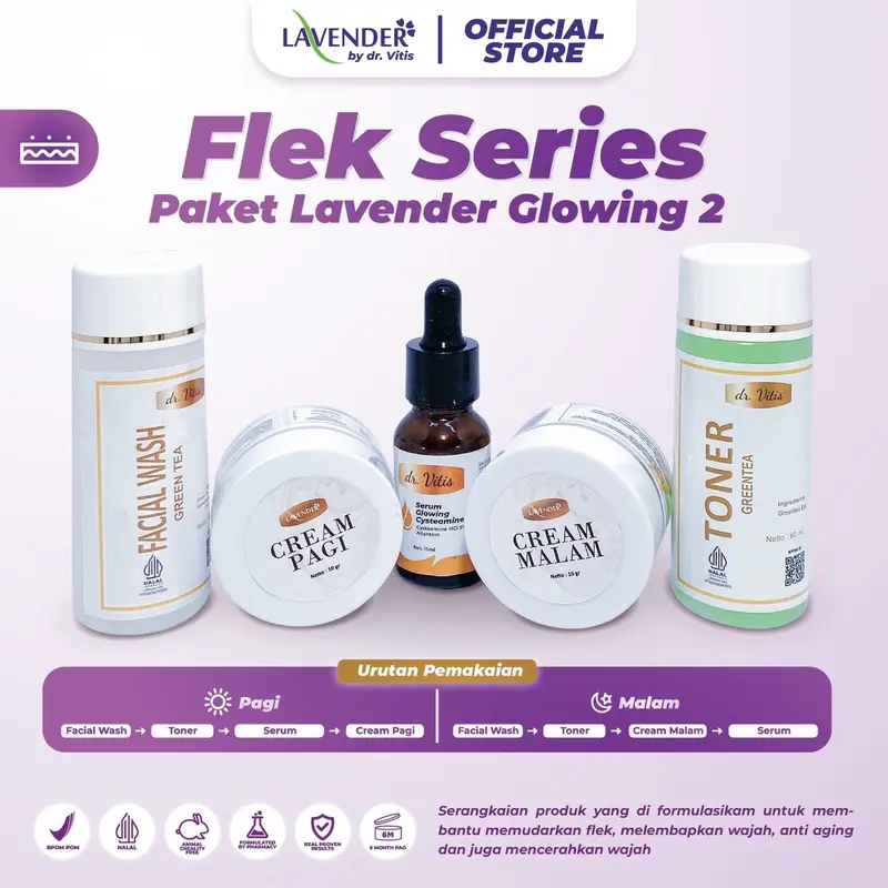 Paket Flek Series | Paket Flek | Skincare Flek | Flek | Lavender | Lavender Skincare 7