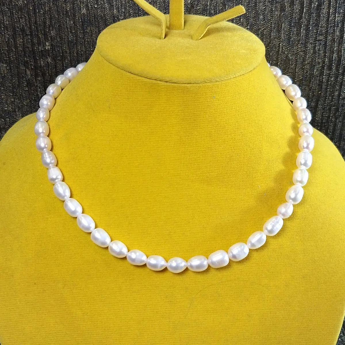 KALUNG WANITA Basic Classic Mutiara Air Tawar Asli 6-7mm'an (40cm) (Bisa Req Uk)