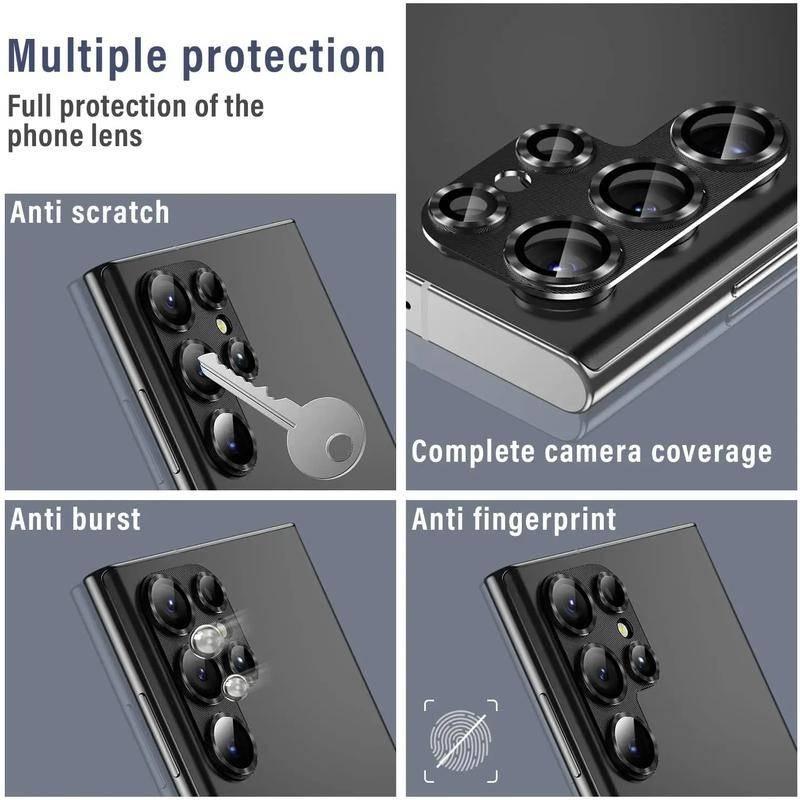 Product Introduction of Samsung camera lens protective film for Samsung S24 S23 ultra / S24 S23 PLUS integrated CD pattern rear film camera glass rear camera protective film 25