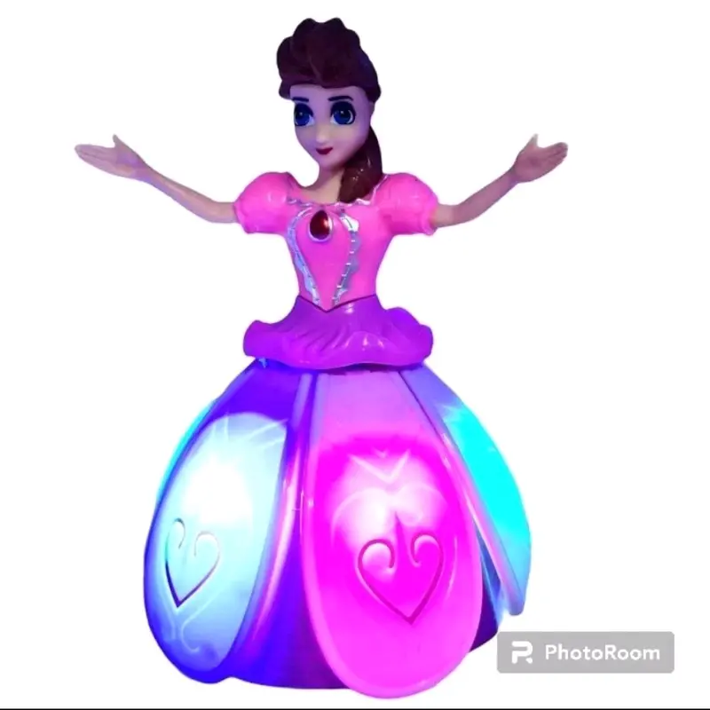 Mainan dancing angel frozen/boneka menari princess lampu toys 3