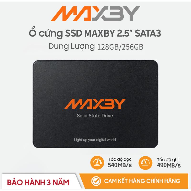 MAXBY MS500E Ổ Cứng SSD 2.5 Inch SATA 3 128GB/256GB PC Laptop Bảo Hành 12 Tháng Tốc Độ 540MB/
