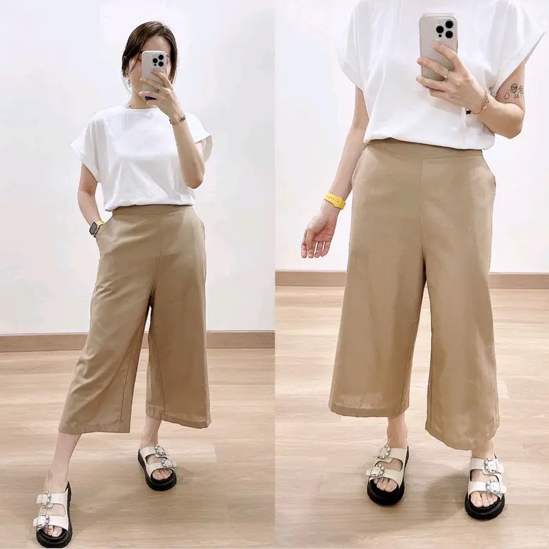 BAWAHAN CULLOTE LINEN PANTS 5