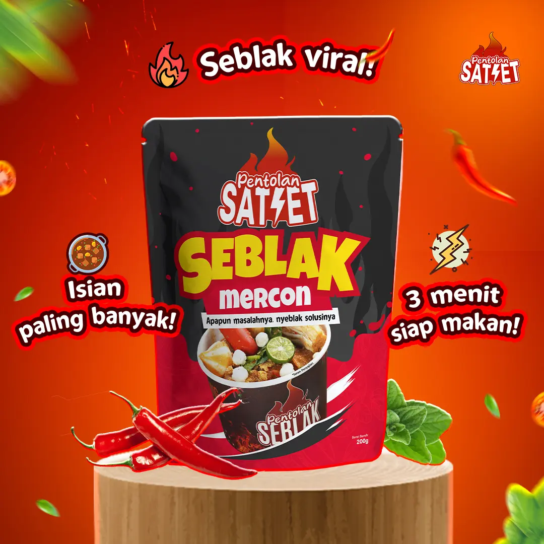 Pentolan Satset - Seblak Mercon - Seblak Viral