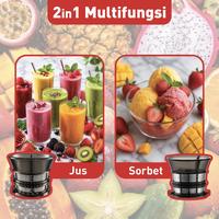 Gambar IDEALIFE - Professional Electric Slow Juicer - (IL-201SJB) dari IDEALIFE ONLINE STORE Kota Administrasi Jakarta Utara 4 Tokopedia