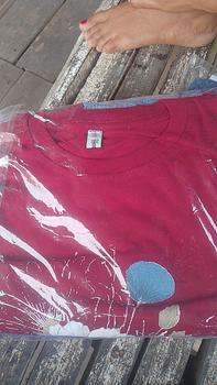 Product Review of Anzaini Baju Setelan Jeans Wanita Jumbo Dewasa Atasan Kaos Combed 24s, Bawahan Celana Jeans Kulot Cargo Panjang Motif Sablon Adem dan Nyaman from t**1 0