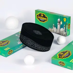 Peci Songkok Motif Batik Hitam Anak Dewasa Peci Kopiah Batik Motif Hitam Murah Muslim Pria Santri Nyaman