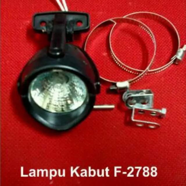 Aksesoris Motor Lampu Tembak Kabut Model Kodok Nyala Lampu Kuning Universal Import 0