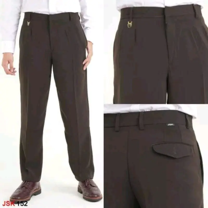 CELANA BAHAN DASAR PRIA REGULER FIT FR3D0M WANGI PREMIUM 27 - 32