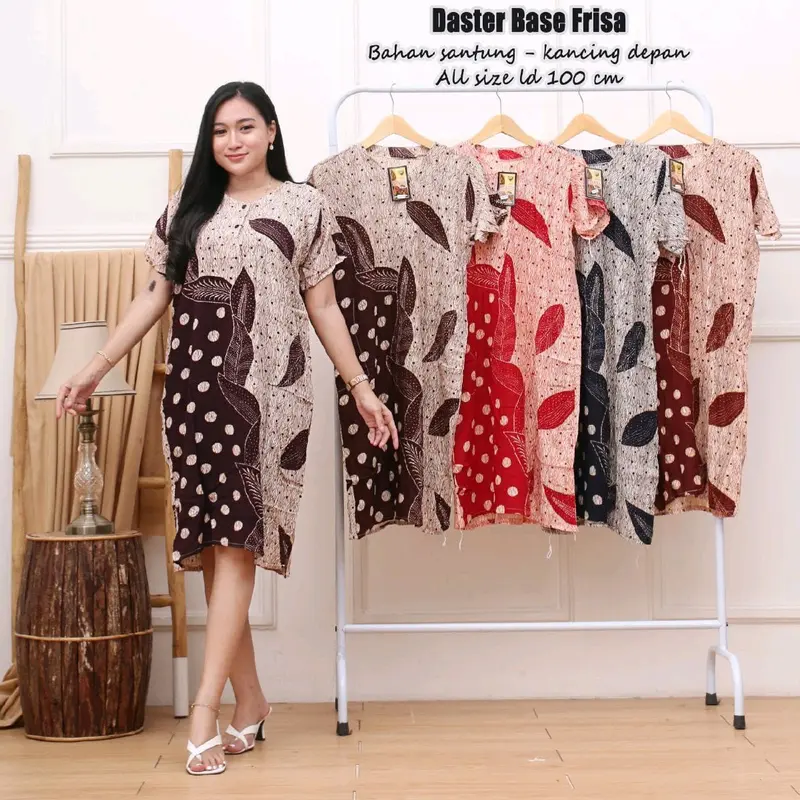 Paket 5pcs daster base standar busui rayon 5