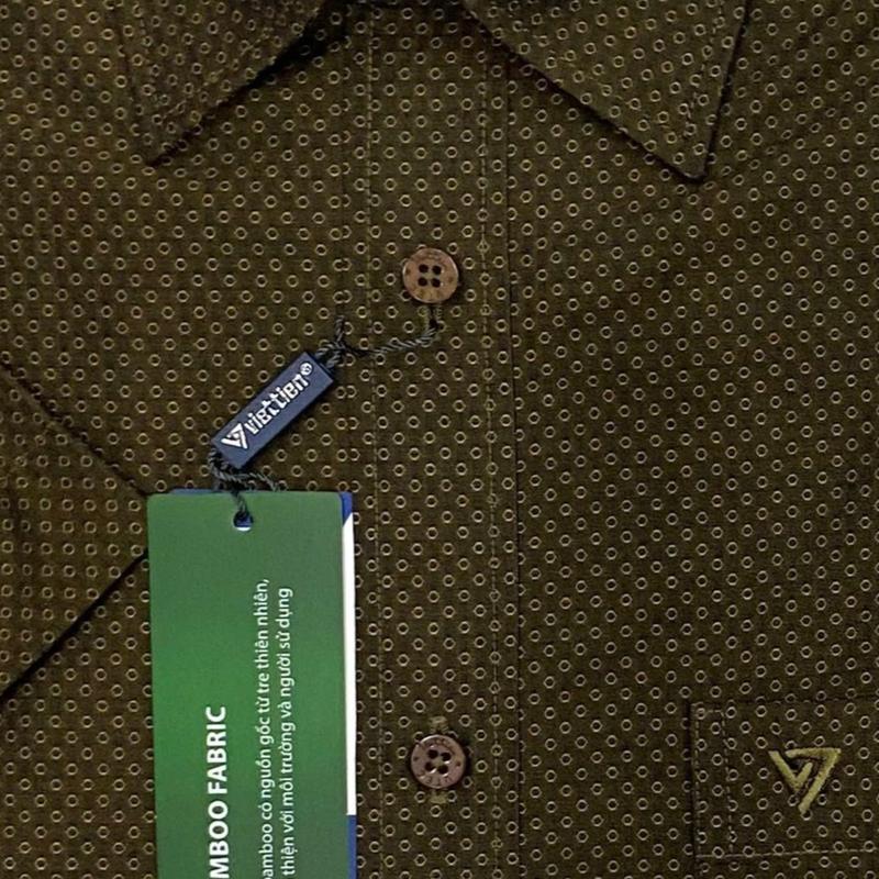 Áo sơ mi tay ngắn lai bầu form Regular 0788 Việt Tiến Menswear Nam 3
