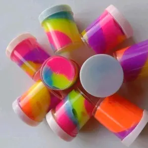 20PCS MAINAN SLEM PELANGI MURAH  (18cc) / slem squishy