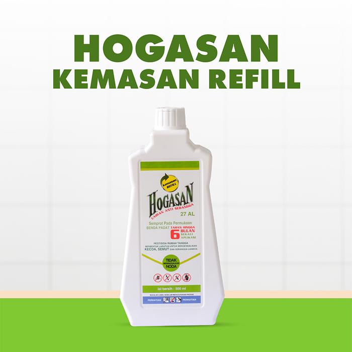 Gambar Hogasan cairan anti serangga pembasmi semut kecoa ukuran Refill 500ml dari Hogasan_NEW Kota Surabaya Tokopedia