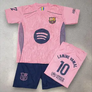 Baju Bola Anak Laki Laki Dan Perempuan Barca Usia 6-14 Thn / Jersi Bola anak Perempuan / Stelan Jersi Anak Lamine Yamal Umur 1 tahun - 14 Tahun