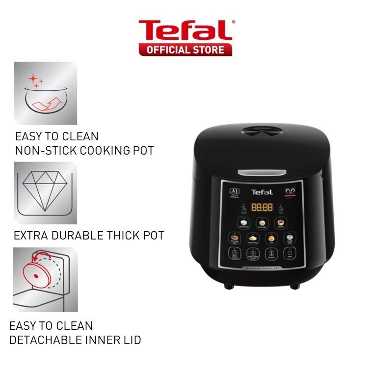 Tefal Easy Rice Max Rice Cooker 1.8L RK7378 – 4mm spherical pot, 11 ...
