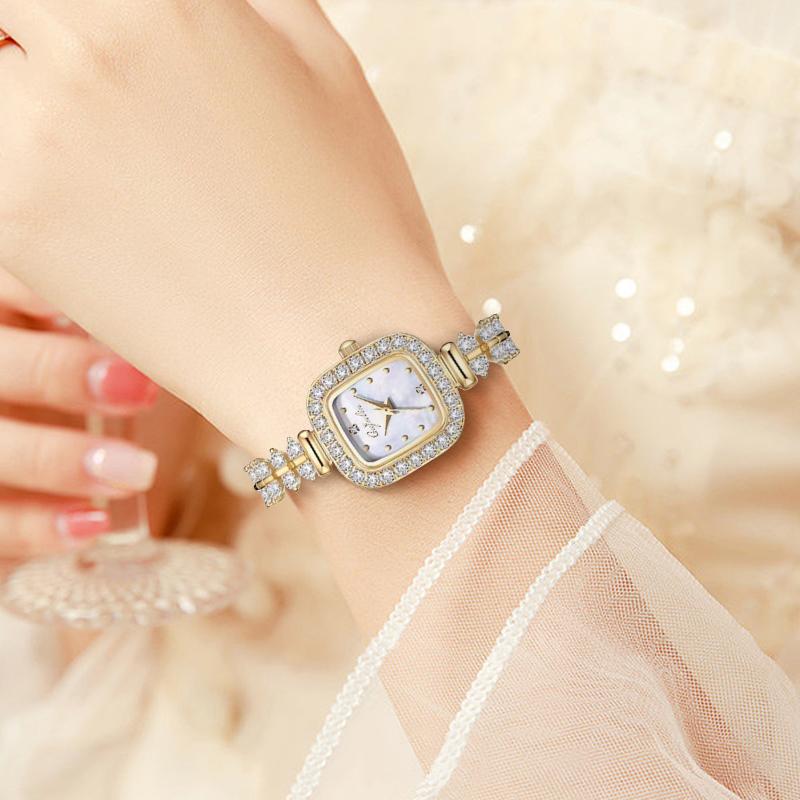 Product Introduction of V006 Little Jin Sui Fangshen Luxury Waterproof Quartet  Watch 2
