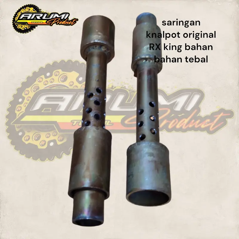 saringan kenalpot rx king suara pedes bahan besi tebal Motorcycle 0