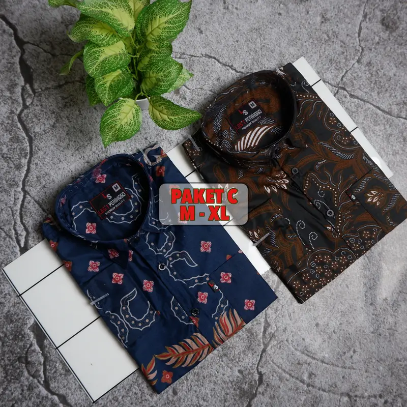 paket hemat (80ribuan) batik packing lengan panjang 3