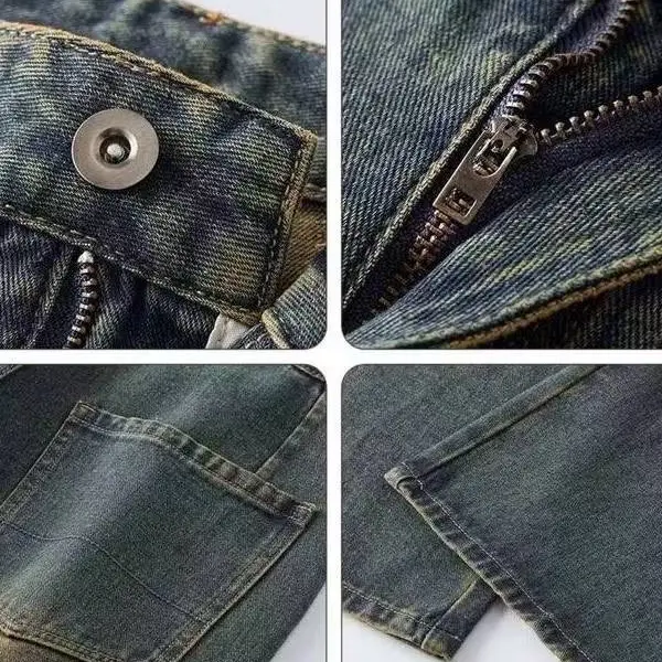 Celana Whisker Jeans Baggy Loose Skena Super Premium Highwaist Kulot Jeans Wanita Loose Korean Style kekinian Panjang Nyaman Boyfriend Khaki Melar Tebal 7