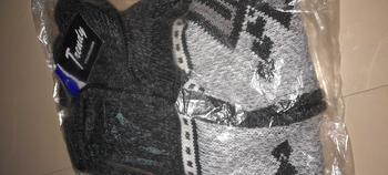 Product Review of Jaket Rajut Resleting Leher Tinggi Tebal Premium Pria Wanita | Sweater Knit Zipper Turtleneck Motif Saku | Knitwear Baju Hangat Ibu from E**A 1