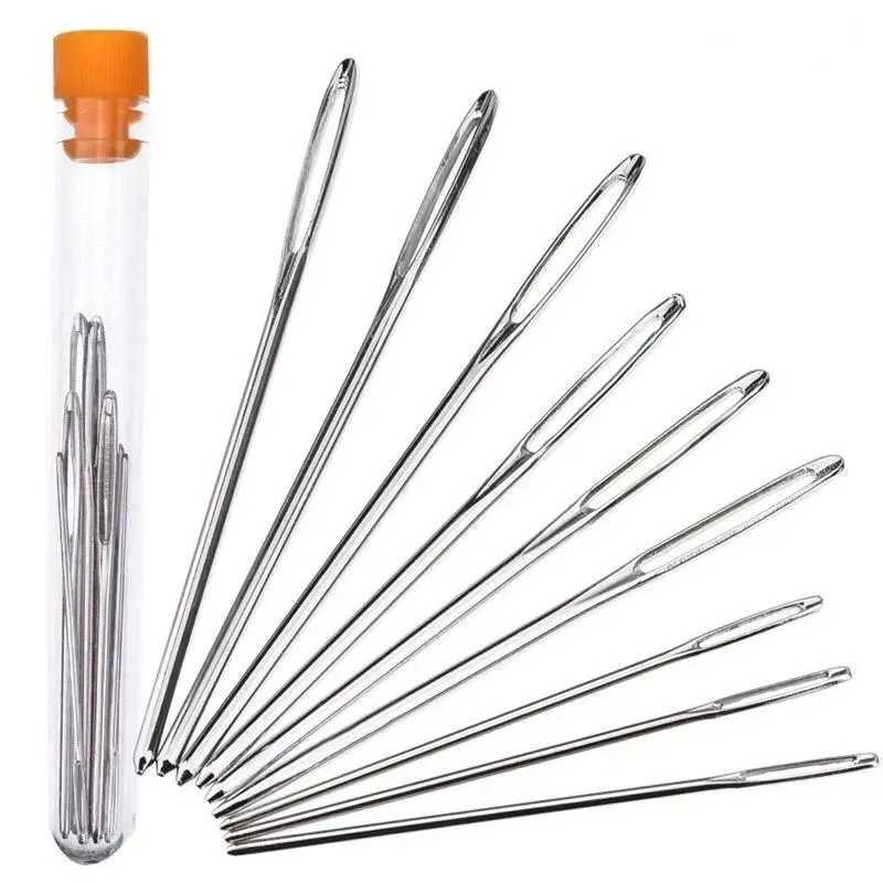 MADEBYBULAT - JARUM JAHIT SULAM BAJU / TAPESTRY NEEDLE SET ISI 9PCS + TABUNG 0