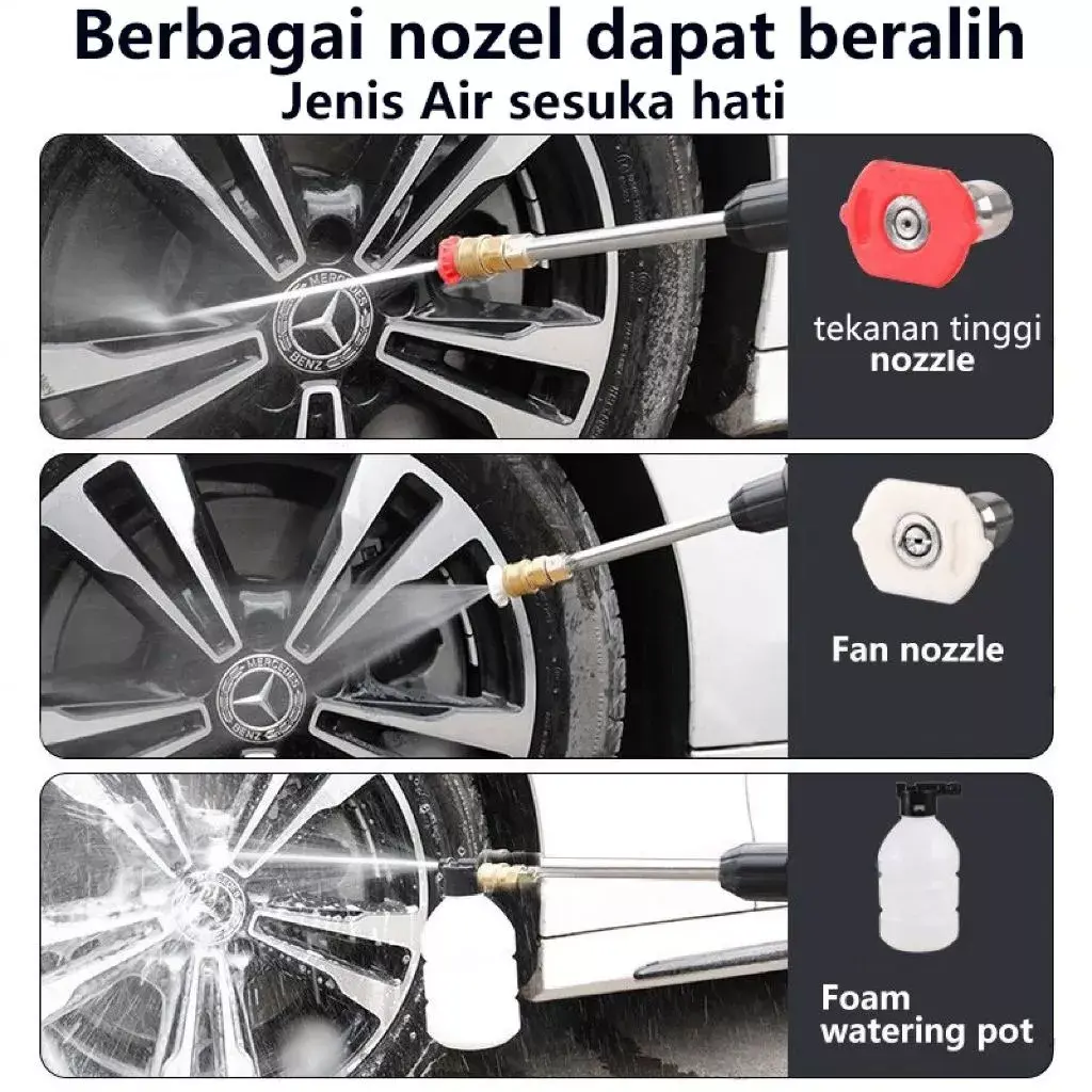 Reaim Jet Cleaner 450W 699V/788V Alat Cuci Mobil Cuci Staem Ac Mobil Screen Sablon Berk litas Pompa Mesin Steam Power Spayer Alat Portable Nirkabel Alat Cuci Motor Semprot Cordless Mesin Cuci Mobil Jet Clean - 788V+1 battery