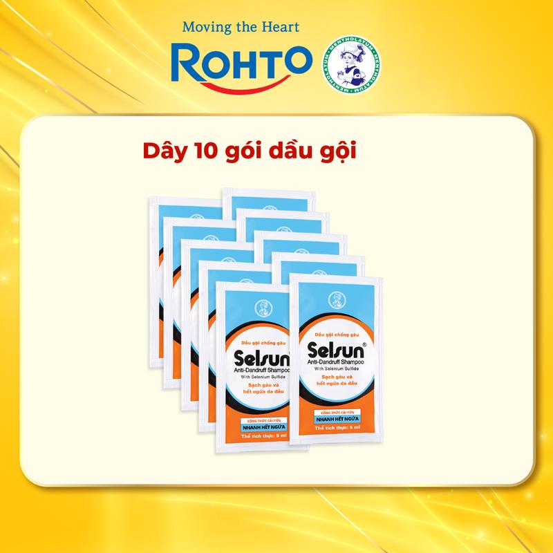 Dầu gội chống gàu Selsun 5ml dây 10 gói