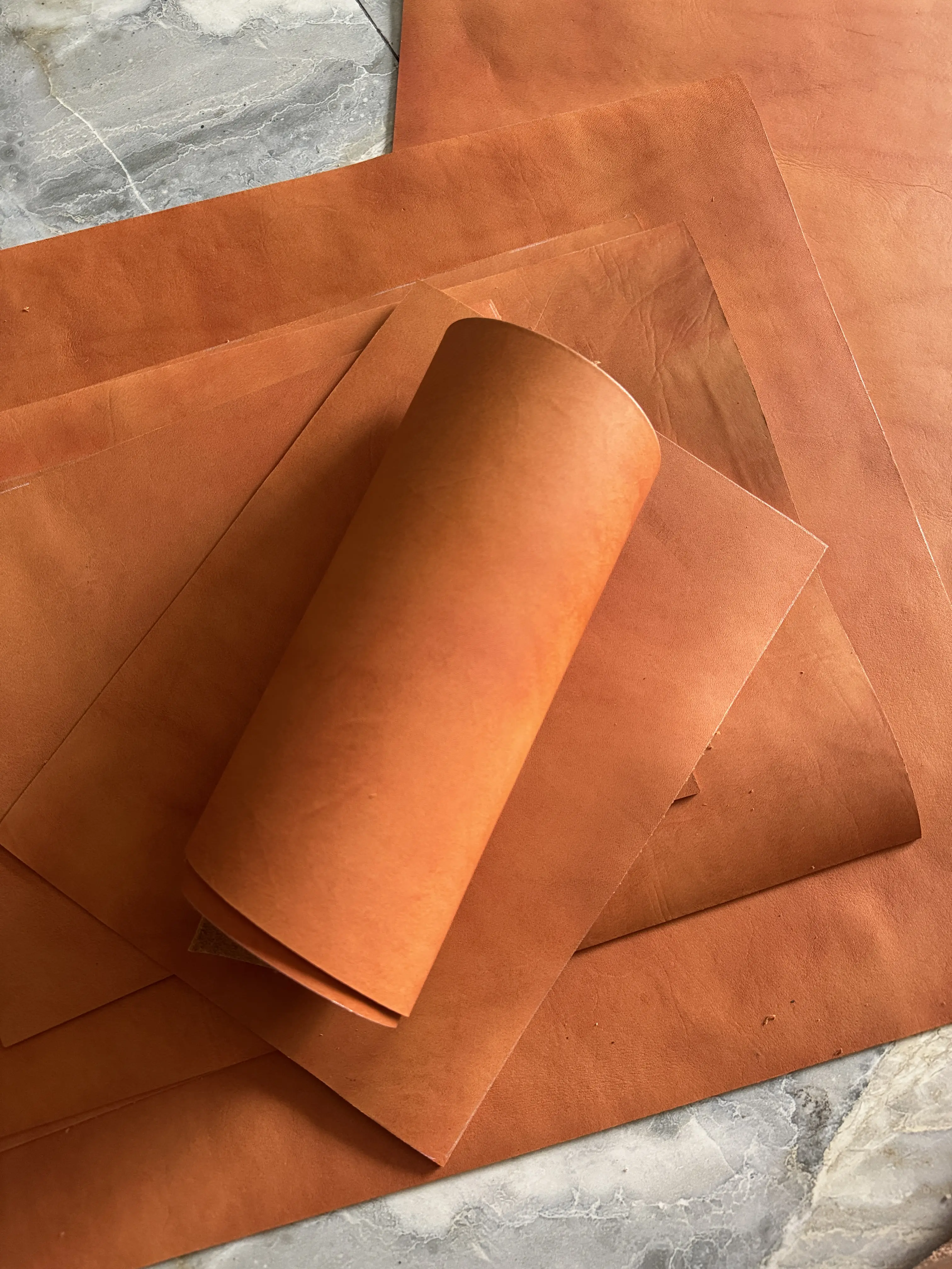Kulit Nabati / Vegtan Anilin British Tan (Doff)- MgCompany4