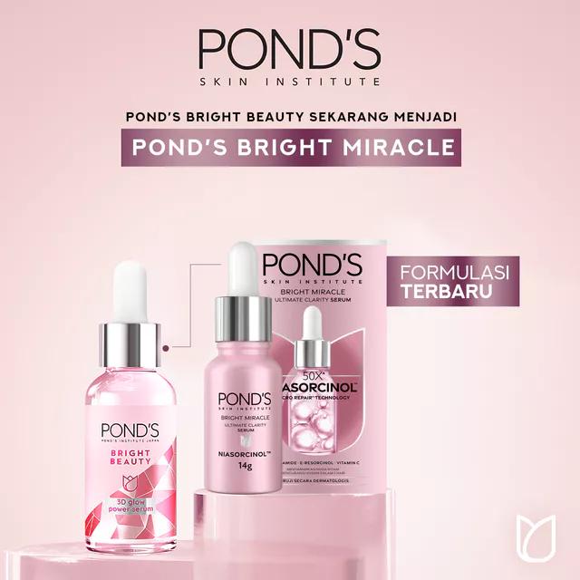 Pond's Bright Miracle Ultimate Clarity Night Serum 14G Acid Hitam Kusam Memudarkan 5