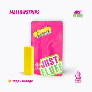 Mallow Strips Happy Orange JustFluff Marshmallow [HALAL]