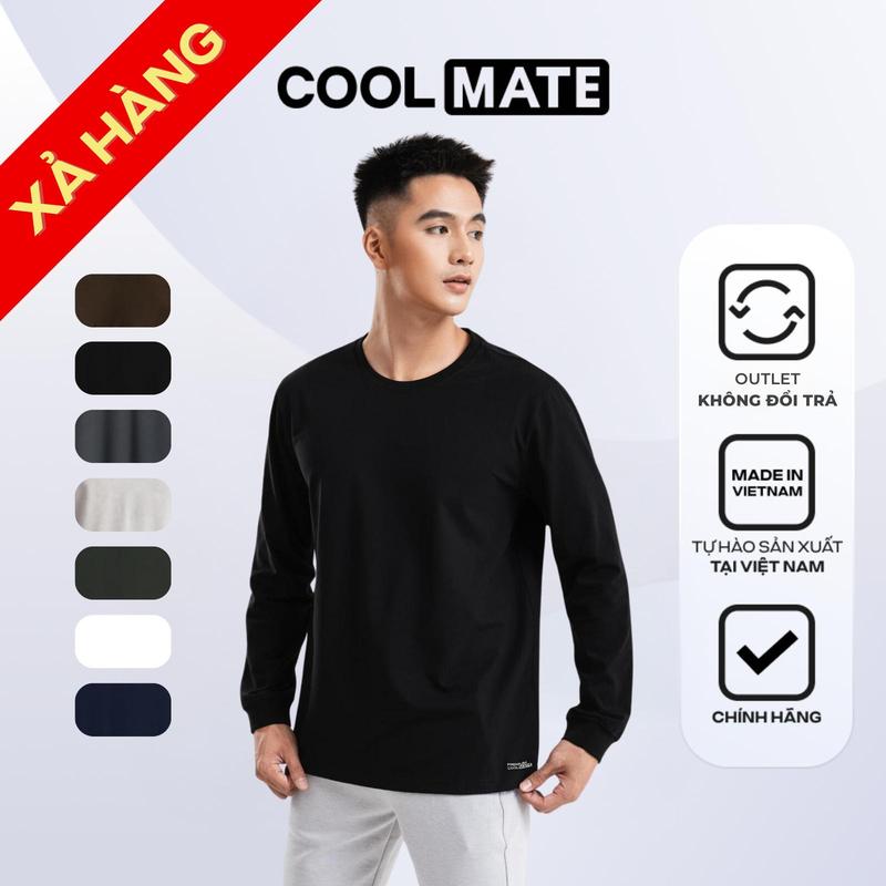 Áo Sơ Mi Nam Dài Tay Essentials Cotton thoáng mát, mềm mại - Coolmate