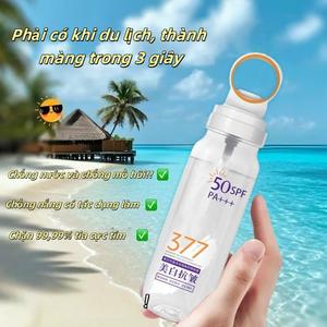 Combo 2 chai kem chÃng nǎng 377 Làm trắng chống nhăn 160mlSPF50, PA++++ dang xit tièn lgi mÃng nhe thámhút nhanh kh'ng bet dính.