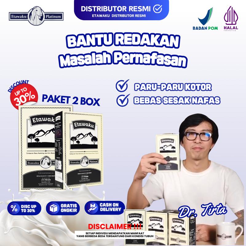Susu Etawaku Original 2BOX | Minuman susu dengan krim nabati | Distributor resmi Etawaku [Bisa COD] Bubuk Milk Kambing Dairy 0