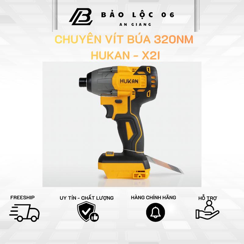  Máy Chuyên Vít Pin HUKAN HM21-C1CV-X2i Không Chổi Than 320Nm 2 Cấp Chỉnh Tốc Độ Siết Mở Bulong Ốc Máy Khoan Bắt Vít Bắn Tôn 
