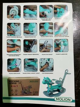Product Review of SPEEDS Mainan Kuda Rocking Horse 4in1 Kudaan Anak Mainan Toys Bayi Mutifungsi LX 0001-M1006 from S**u J**k 1