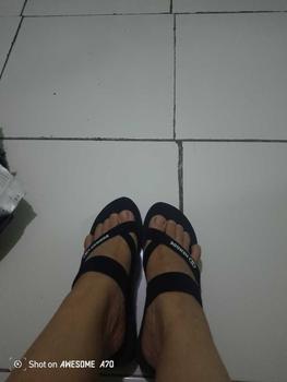 Product Review of Sandal Wanita Hak Andin Hengde Silang 04 Cewek Karet Jepit Sendal from l**7 1